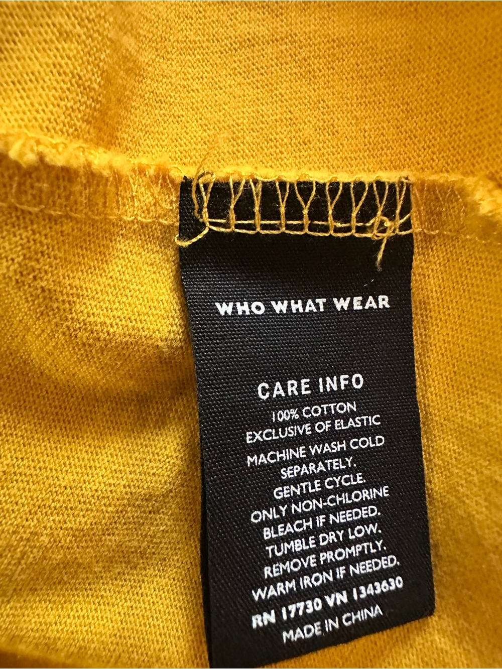 100% Cotton Yellow Puff Sleeve Midi Dress - XXL - Picture 7 of 7